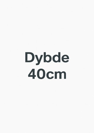 Dybde 40cm