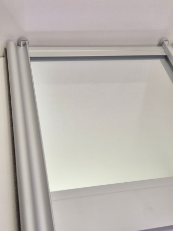 Klart speil med aluminium tykk profil 150-180cm (pris pr dør)