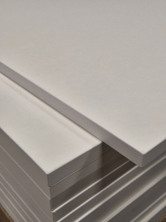 Hvit sidevegg 2x65x278cm