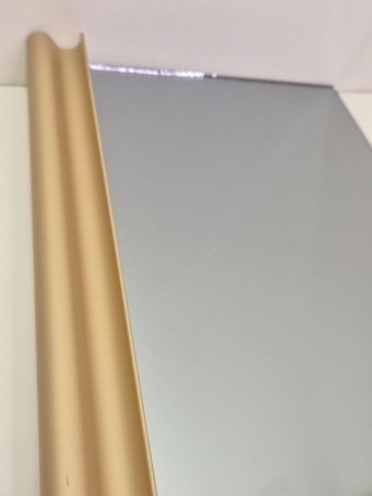 Sotet speil med bronse tykk profil 0-125cm (pris pr dør)