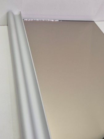 Bronse speil med aluminium tykk profil 210-251cm (pris pr dør)