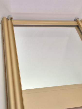 Klart speil med bronse tykk profil 150-180cm (pris pr dør)