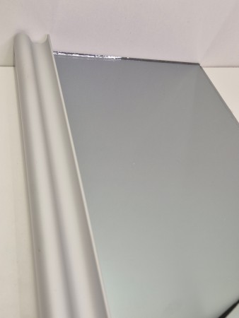 Sotet speil med aluminium tykk profil 220-270cm 3 dører (pris pr dør)