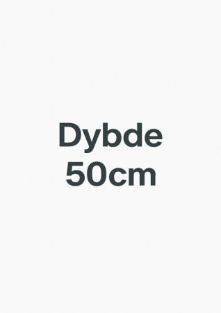 Dybde 50cm